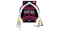 ERNIE BALL / Classic Patch Cable 1.5ft White #6056
