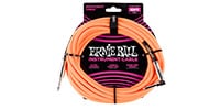 ERNIE BALL / Braided Instrument Cable Straight/Angle 10ft Neon Orange