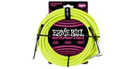 ERNIE BALL / Braided Instrument Cable Straight/Angle 10ft Neon Yellow