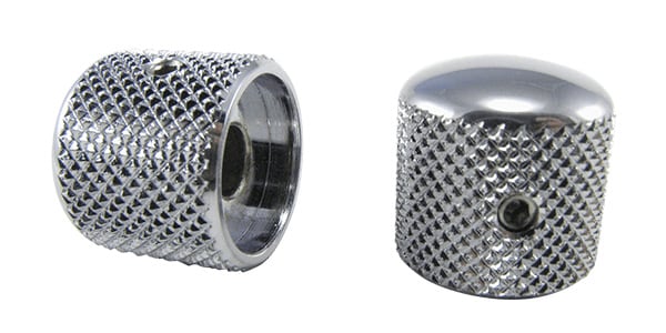 ERNIE BALL / Tele-style Knobs Chrome Plated Brass Set of 2