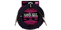 ERNIEBALL 25ft Braided Straight Straight Inst Cable Purple Black