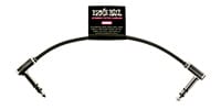 ERNIE BALL / Flat Ribbon Stereo Patch Cable 6in Black