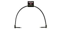 ERNIE BALL / Flat Ribbon Stereo Patch Cable 12in Black