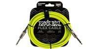 ERNIE BALL / Flex Instrument Cable Straight/Straight 10ft Green