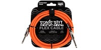 ERNIE BALL / Flex Instrument Cable Straight/Straight 10ft Orange