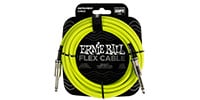 ERNIE BALL / Flex Instrument Cable Straight/Straight 20ft Green
