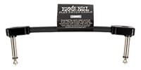 ERNIE BALL / Flex Patch Cable 3in Black