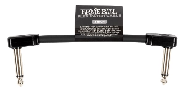 ERNIE BALL ( アーニー・ボール )  / Flex Patch Cable 3in Black