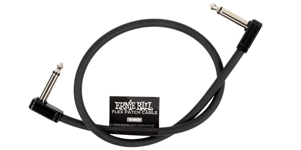 ERNIE BALL / Flex Patch Cable 18in Black