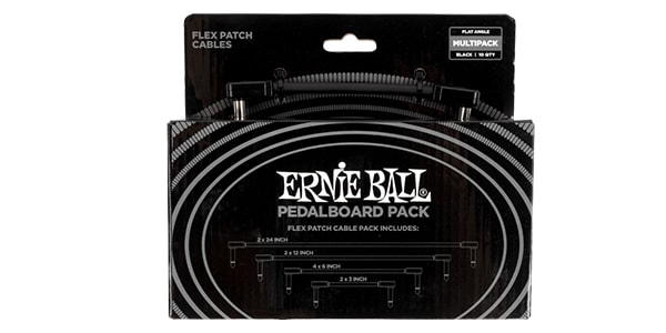 ERNIE BALL ( アーニー・ボール )  / Flex Patch Cables Pedalboard MultiPack Black