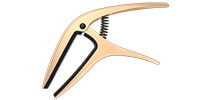ERNIE BALL / Axis Dual Radius Capo Gold Satin