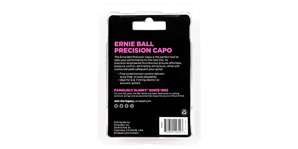 ERNIE BALL ( アーニー・ボール ) / Precision Capo Black画像2
