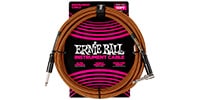 ERNIE BALL / Braided Instrument Cable S/L 10ft Pumpkin Pie	