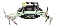 ERNIE BALL / Flex Patch Cable 6in - Glow in Dark - 3 Pack
