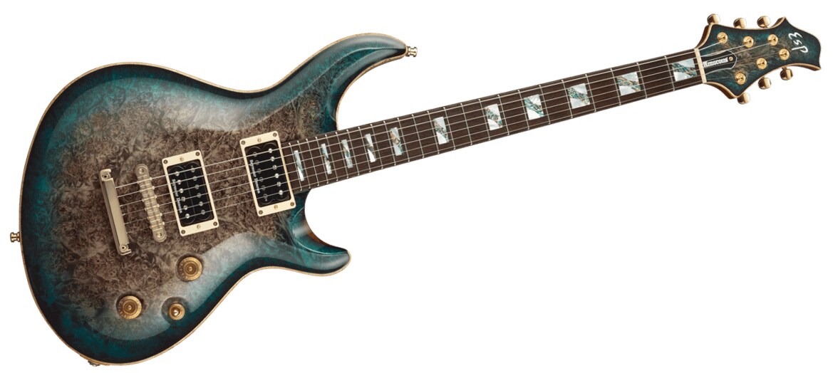 ESP/AMOROUS-CTM NT Burled MapleReptile Blue Burst