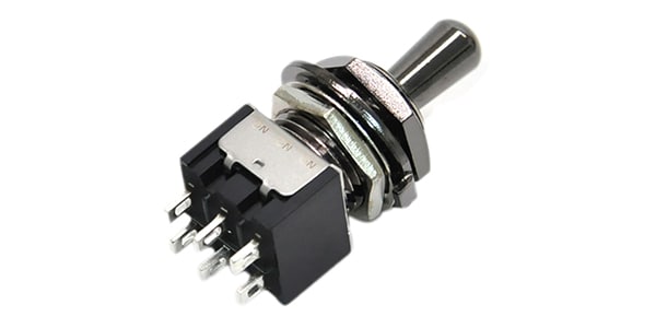 ESP ( イーエスピー ) ラージラウンドSW ON-ON-ON 6PIN B/NI 送料無料