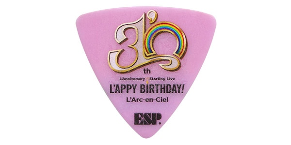 ESP / PA-LT10-LAPPY BIRTHDAY Pink Bass Pick