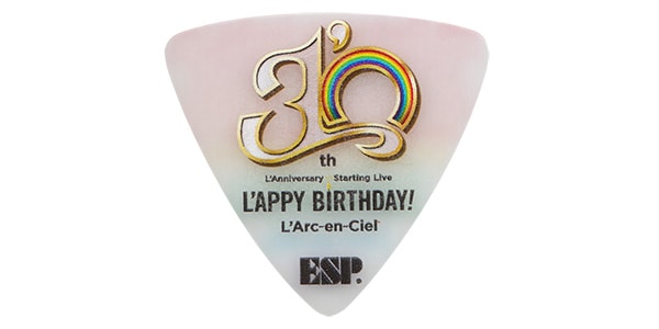 ESP / PA-LT10-LAPPY BIRTHDAY White Bass Pick