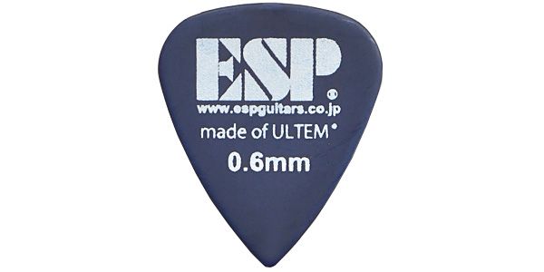 【50円~】ウルテムピックの国産ピックまとめ｡高品質で高クオリティの日本産のULTEMピック一覧。ESP ( イーエスピー ) / PT-PSU06 B　ギターピック