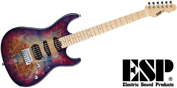 ESP ( イーエスピー )  / SNAPPER-CTM/M Poplar Burl Nebula Pink Burst