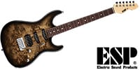 ESP SNAPPER-CTM/R Poplar Burl Nebula Black Burst