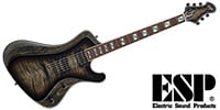 ESP STREAM-GT Custom FM See Thru Black Burst