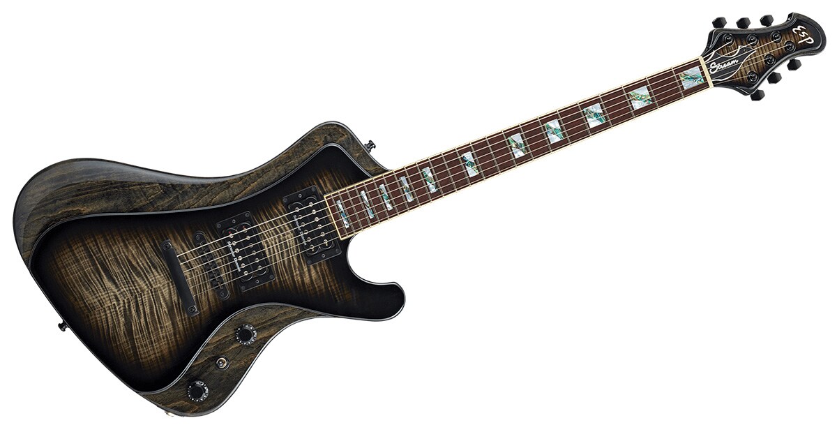 ESP/STREAM-GT Custom FM See Thru Black Burst