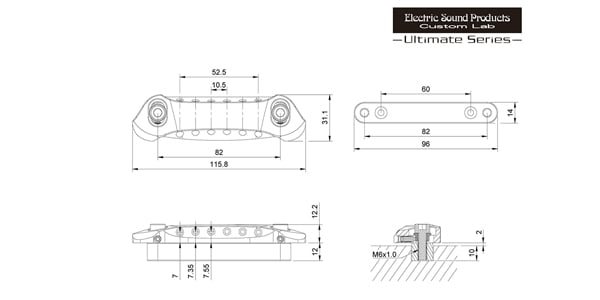 ESP ( イーエスピー )  / TP20 Aluminum -Horizontal- No.3 Gold画像2