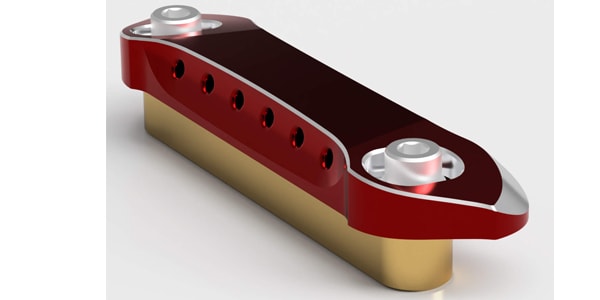 ESP / TP20 Aluminum -Horizontal- No.8 Red画像2