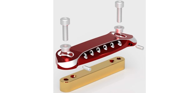 ESP / TP20 Aluminum -Horizontal- No.8 Red画像3