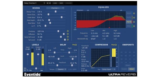 EVENTIDE/UltraReverb　プラグインリバーブ