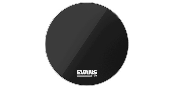 EVANS / BD24MX1B　MX1 Black マーチングバスヘッド 24インチ