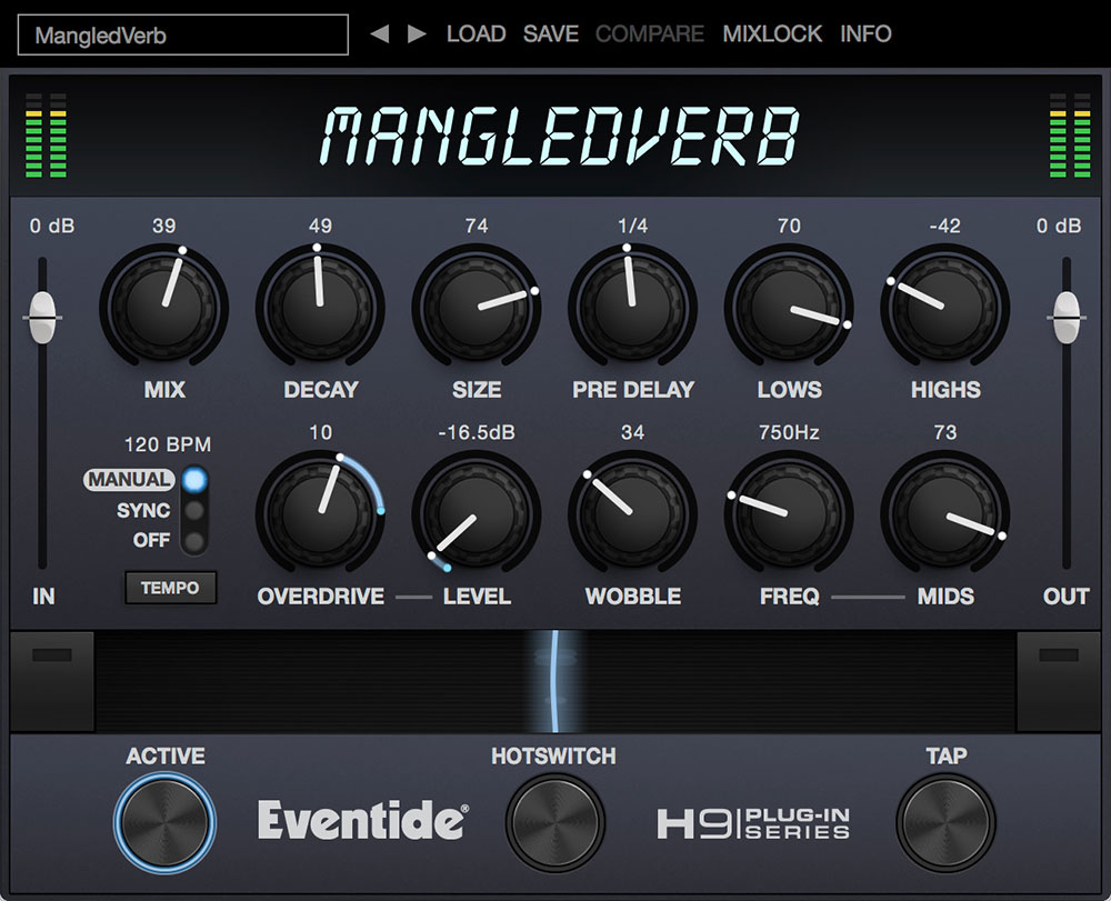 EVENTIDE/MangledVerb プラグインリバーブ