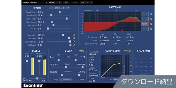 EVENTIDE ( イーブンタイド )  / UltraReverb ダウンロード納品