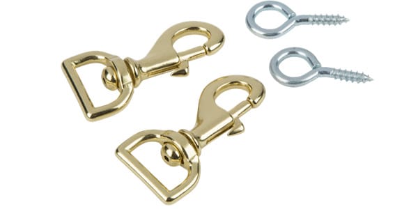 STRAP CLASPS W/EYE HOOKS