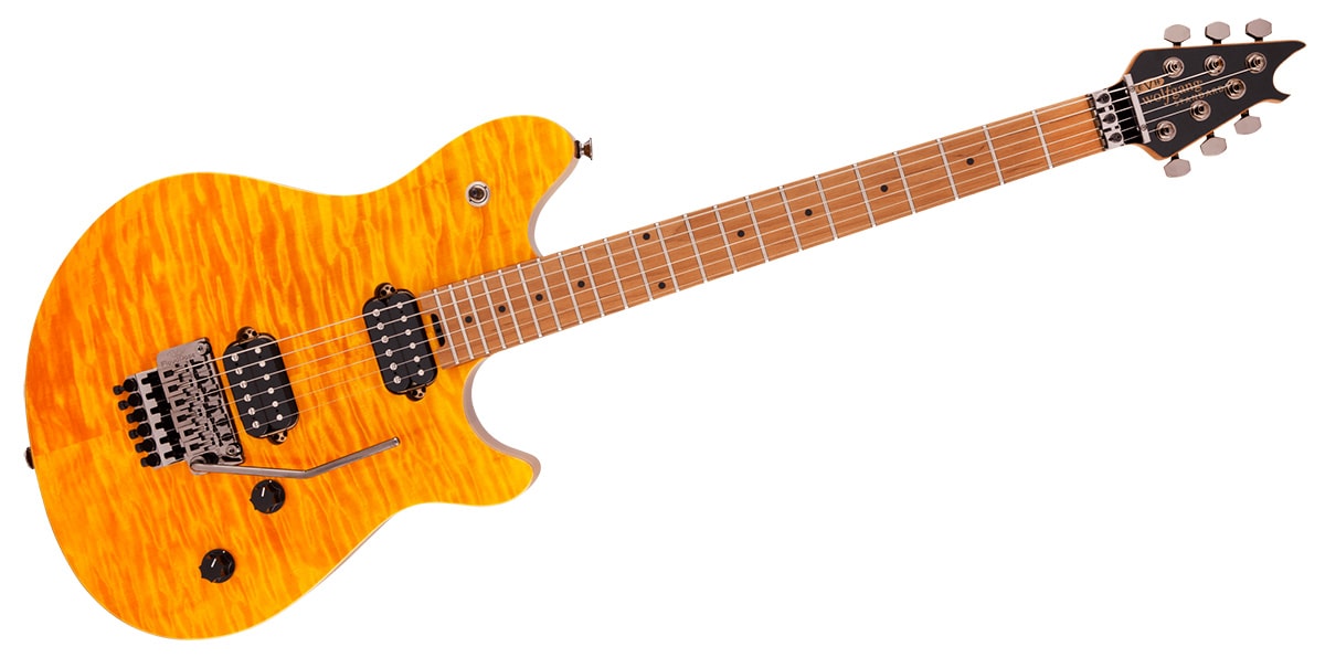 EVH/Wolfgang WG STANDARD QUILT MAPLE Transparent Amber