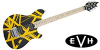 EVH Wolfgang Special Striped BLACK AND YELLOW