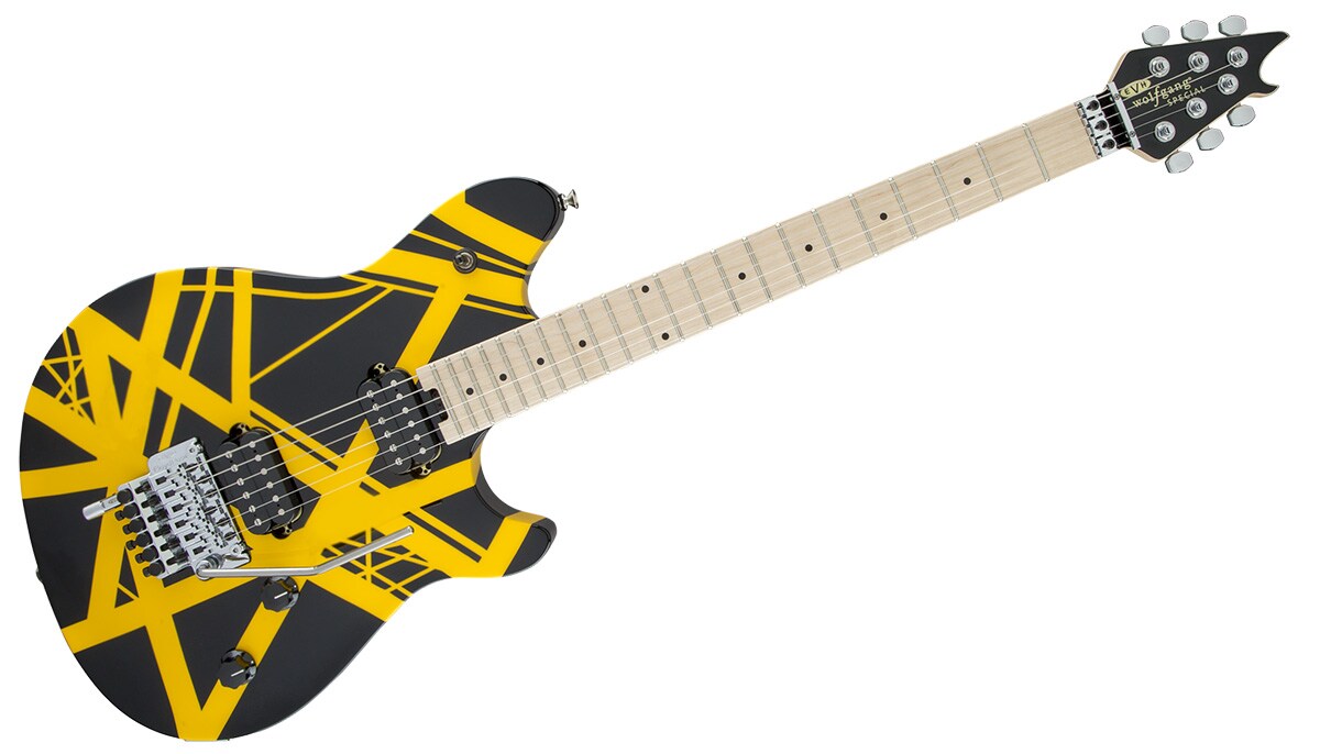 EVH/Wolfgang Special Striped BLACK AND YELLOW