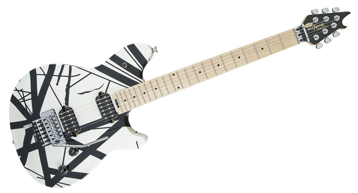 EVH/Wolfgang Special Striped BLACK AND WHITE