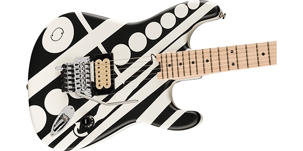 EVH / EVH Striped Series Circles White and Black画像4