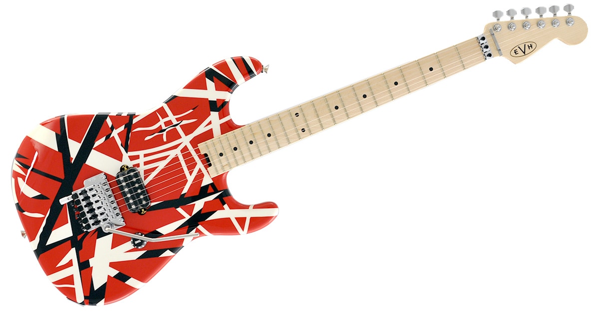 EVH/EVH Striped Red with Black Stripes