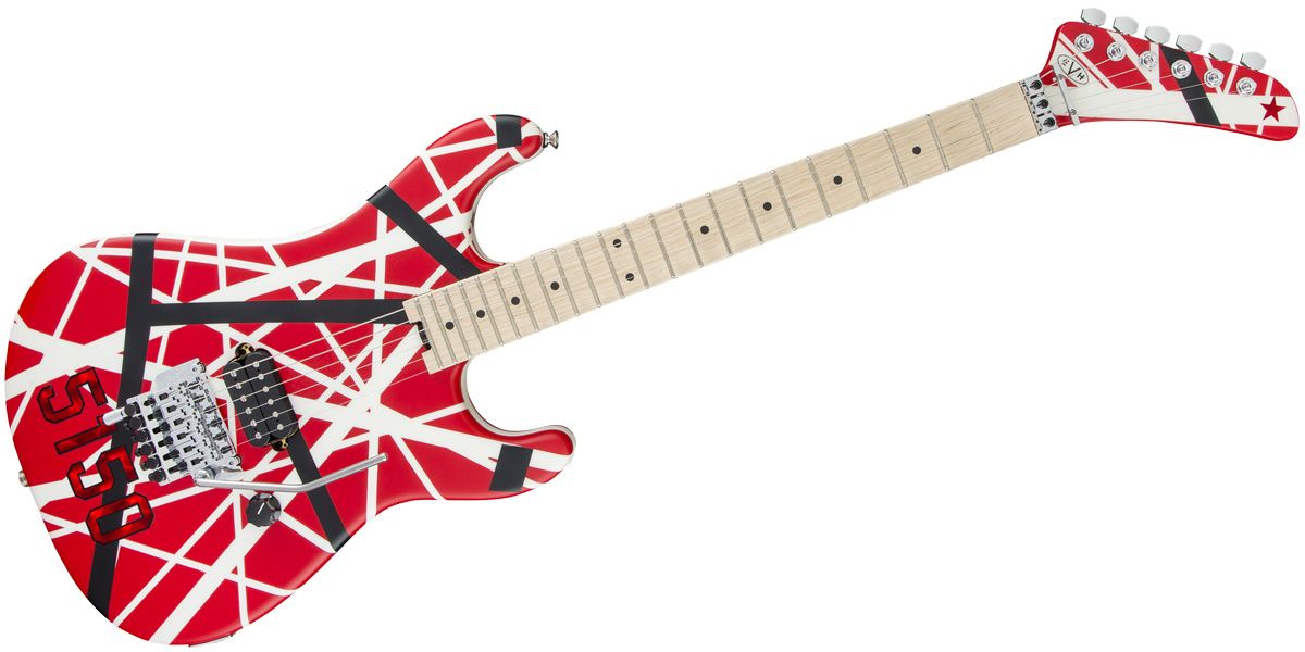 EVH/EVH Striped Series 5150 Red/Black/White