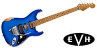 EVH / EVH Ltd Frankenstein Relic Series, Maple FB, Blueburst
