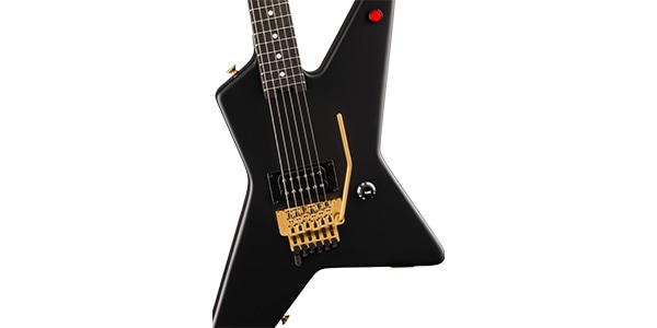 EVH / Limited Edition Star Ebony FB Stealth Black w/Gold Hardware画像3