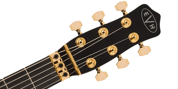 EVH / Limited Edition Star Ebony FB Stealth Black w/Gold Hardware画像5