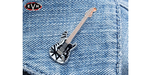 EVH ( イーブイエイチ )  / EVH Guitar Pins Black & White “78”