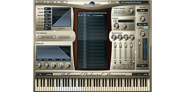EAST WEST / Hollywood Percussion Gold Edition Mac版 画像2
