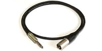 EXFORM MIC-XLR(M)-TRS-1M