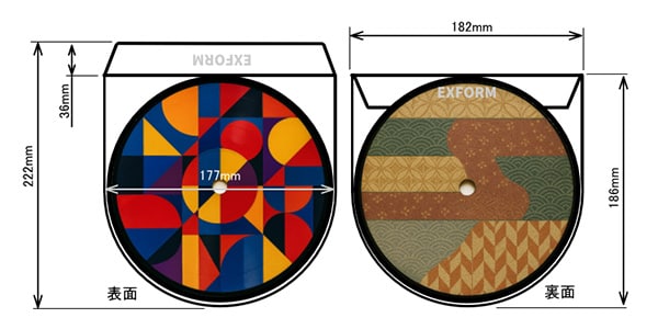 EXFORM ( エクスフォルム )  / PicVinyl Inner 7（5枚入り） ピクチャー盤用スリーブ