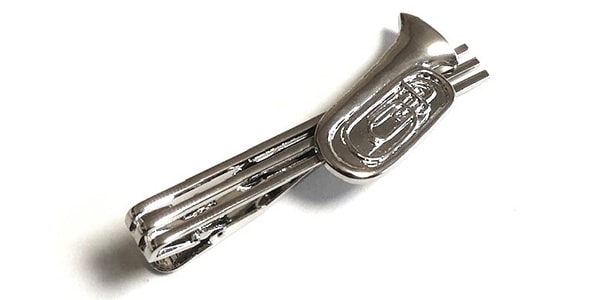 EXFORM / Marching tuba tie bar silver color画像3